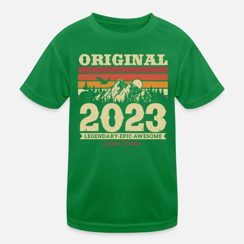 Cadeau d’anniversaire vintage 2023 T-shirt sport Enfant