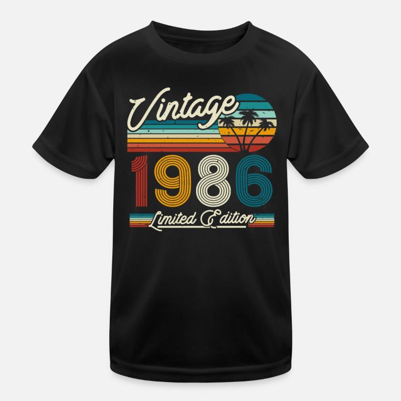 Vintage 1986 Geburtstagsgeschenk Kinder Funktions-T-Shirt