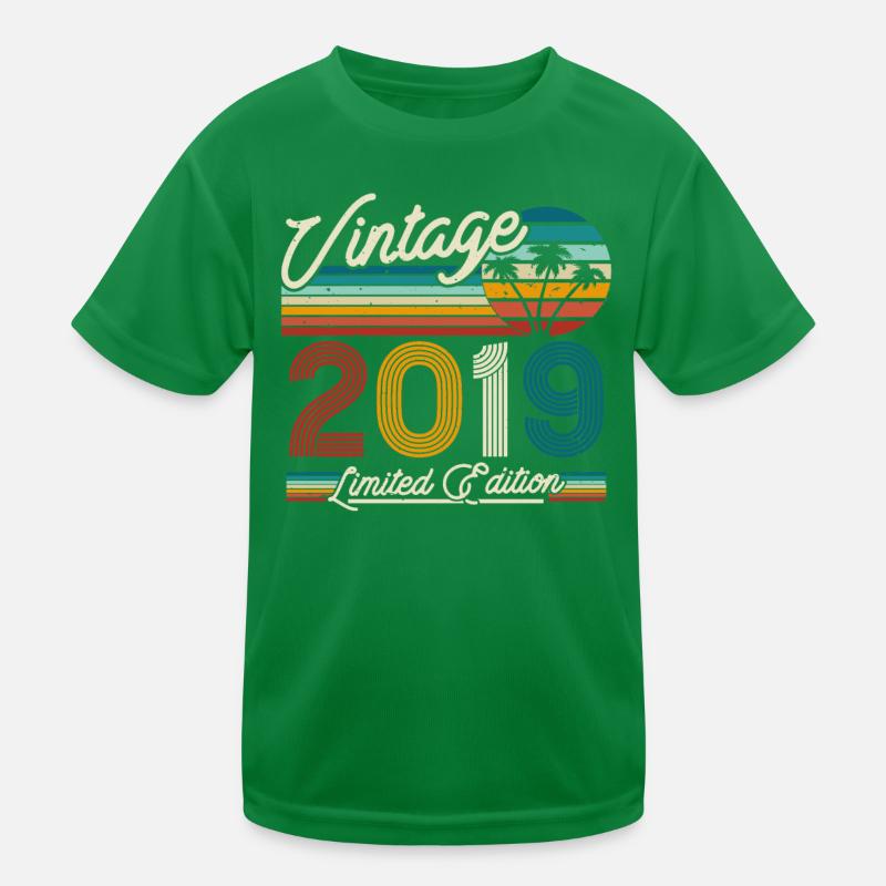 Cadeau d’anniversaire vintage 2019 - 4/5 ans T-shirt sport Enfant