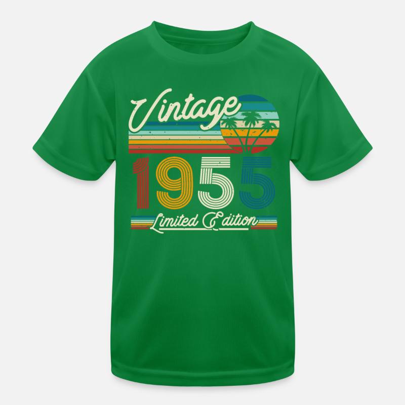 Geschenk 68/69. Geburtstag 1955 Vintage Kinder Funktions-T-Shirt