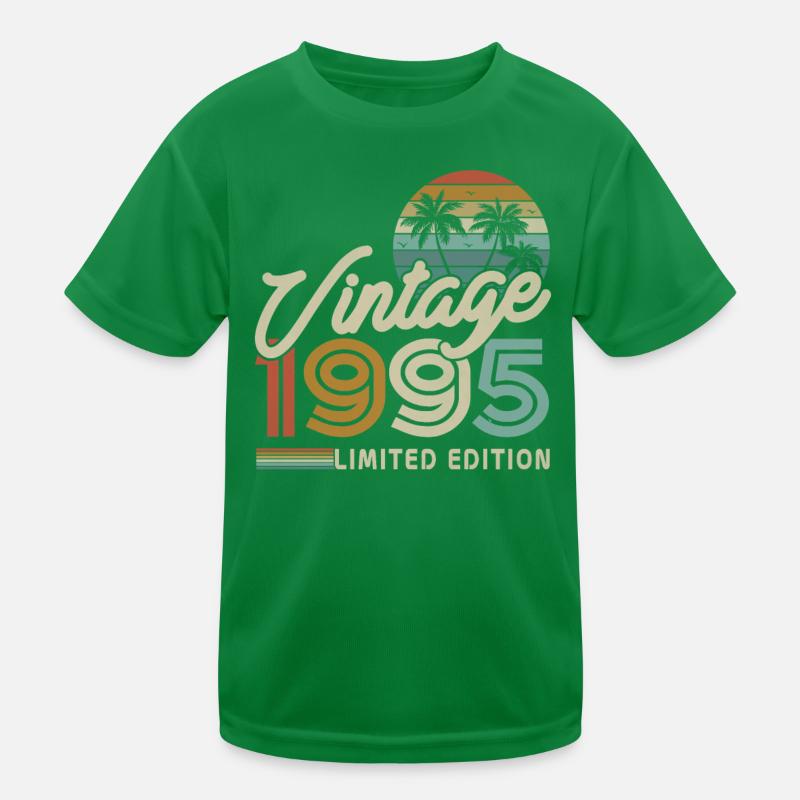 Vintage 1995 Geschenkidee Kinder Funktions-T-Shirt