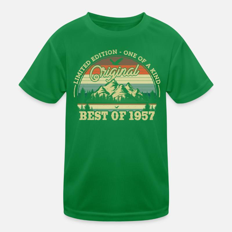 Nostalgie-Geschenk 1957 Geburtstag Kinder Funktions-T-Shirt
