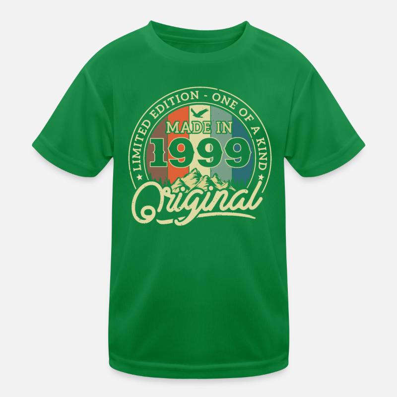 Nostalgisches Geschenk 1999 Geboren Kinder Funktions-T-Shirt