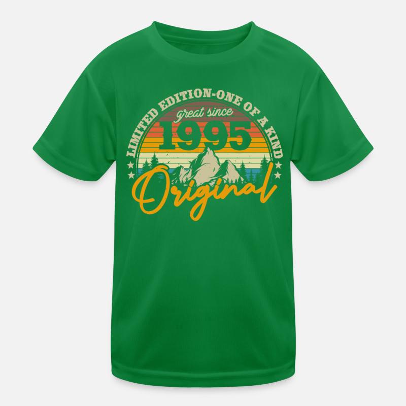 Nostalgic birthday present 1995 Kids Functional T-Shirt