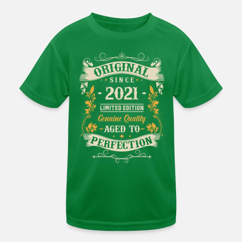 Retro Geburtstagsgeschenk 2021 Kinder Funktions-T-Shirt