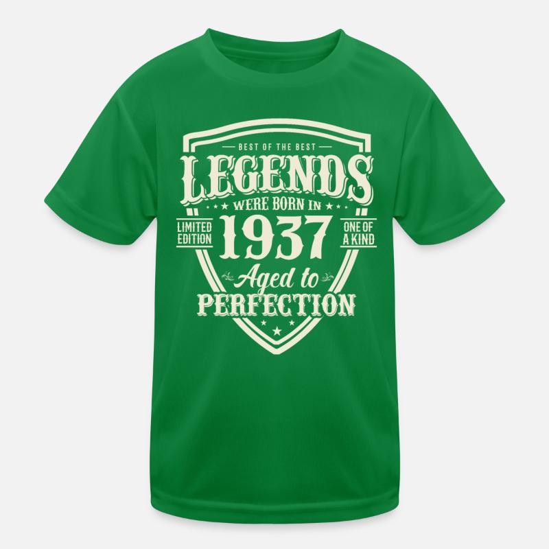 Vintage 1937 Geburtstagsgeschenk Kinder Funktions-T-Shirt