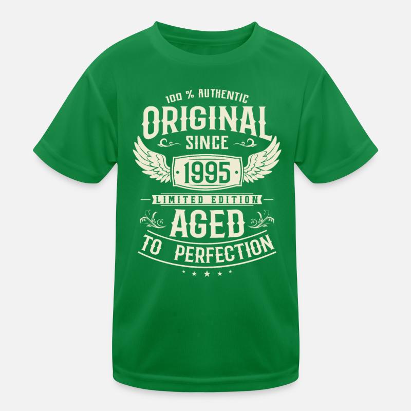 Authentic Vintage Birthday Gift 1995 Kids Functional T-Shirt