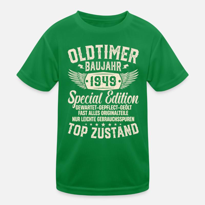 Nostalgie Geschenk '49er Oldtimer Kinder Funktions-T-Shirt