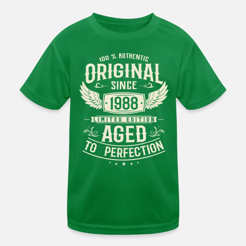 Vintage Original since 1988 Gift Kids Functional T-Shirt