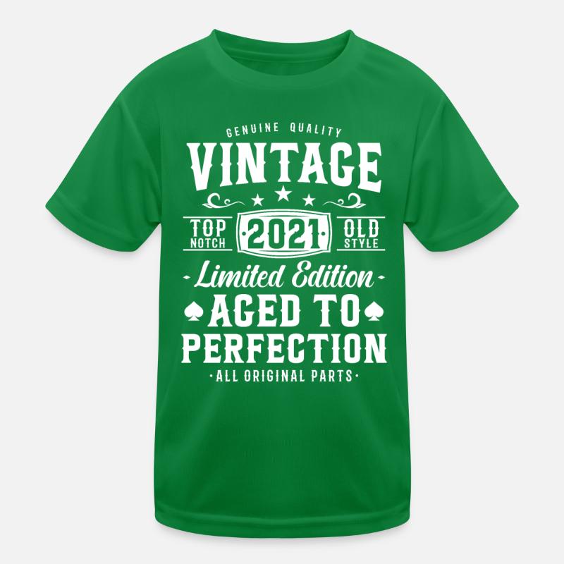 Cadeau d’anniversaire Millésime 2021 T-shirt sport Enfant