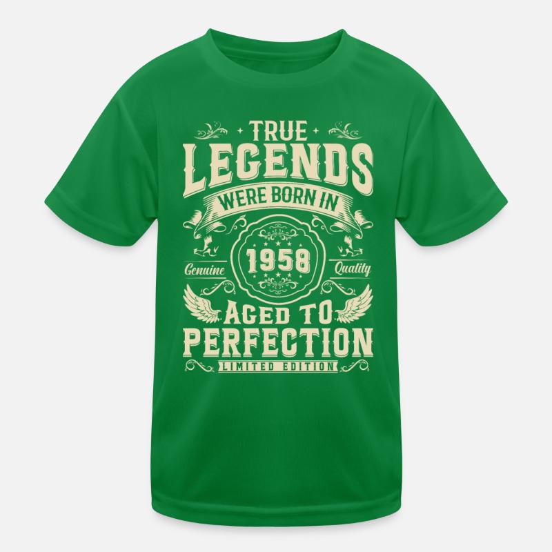 1958 Légendes de l’anniversaire T-shirt sport Enfant
