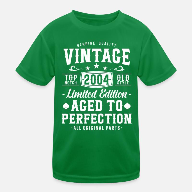 Retro Gift 2004, 19/20 ans T-shirt sport Enfant