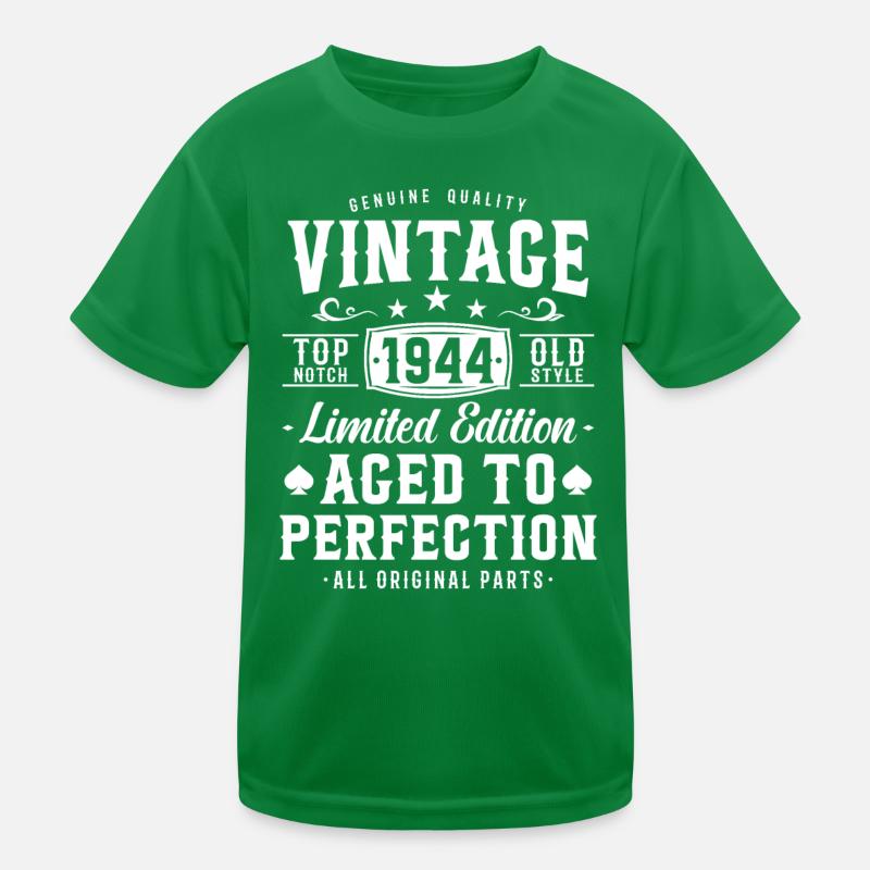 1944 Vintage Gift Kids Functional T-Shirt