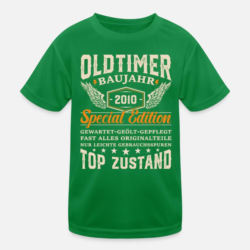 Retro Geschenkidee 2010 Kinder Funktions-T-Shirt