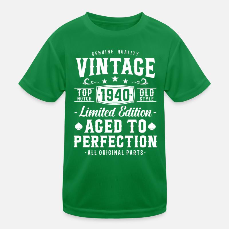 Nostalgisches Geschenk 1940 Kinder Funktions-T-Shirt