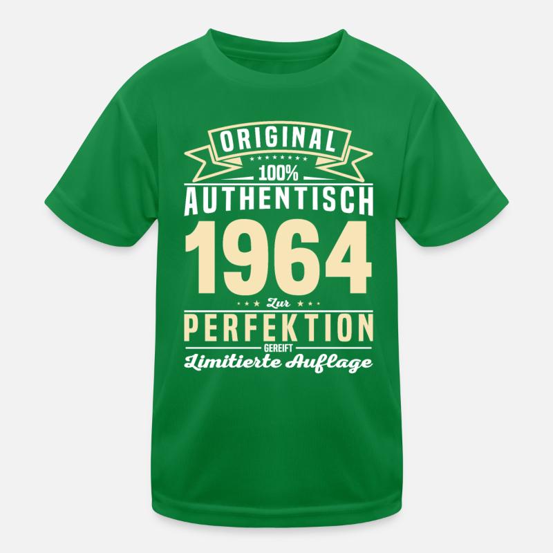 Authentisches 1964 Geburtstagsgeschen Kinder Funktions-T-Shirt