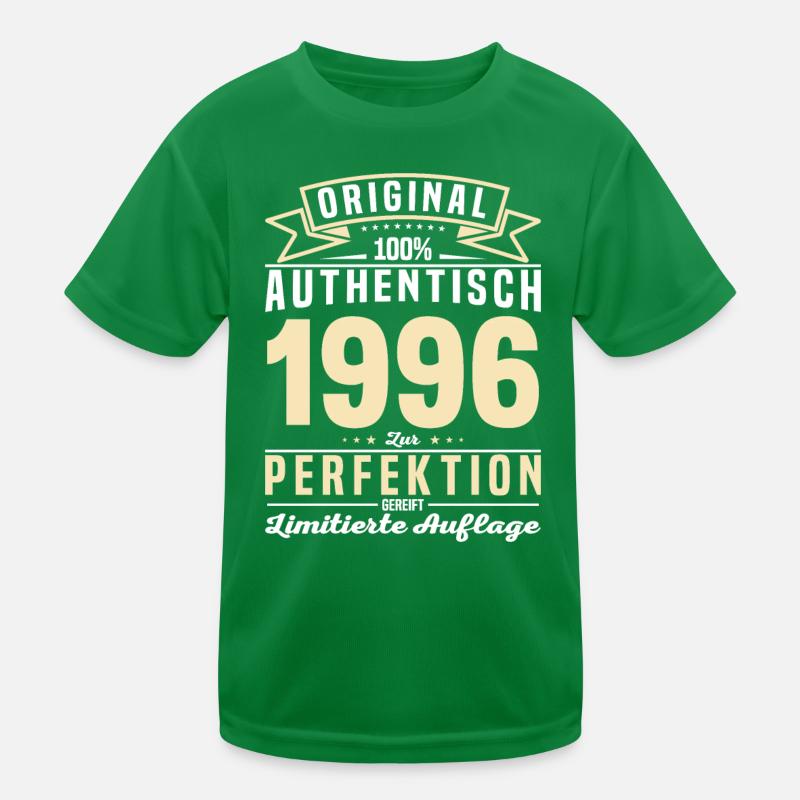 Authentisches Geburtstagsgeschenk 1996 Kinder Funktions-T-Shirt