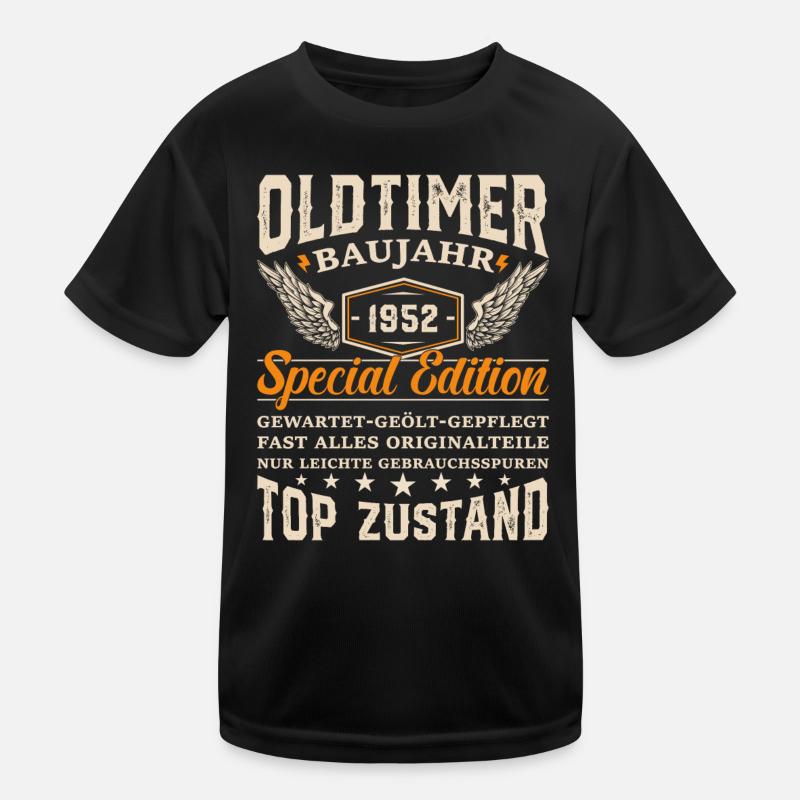 Vintage Oldtimer Baujahr 1952 Kinder Funktions-T-Shirt