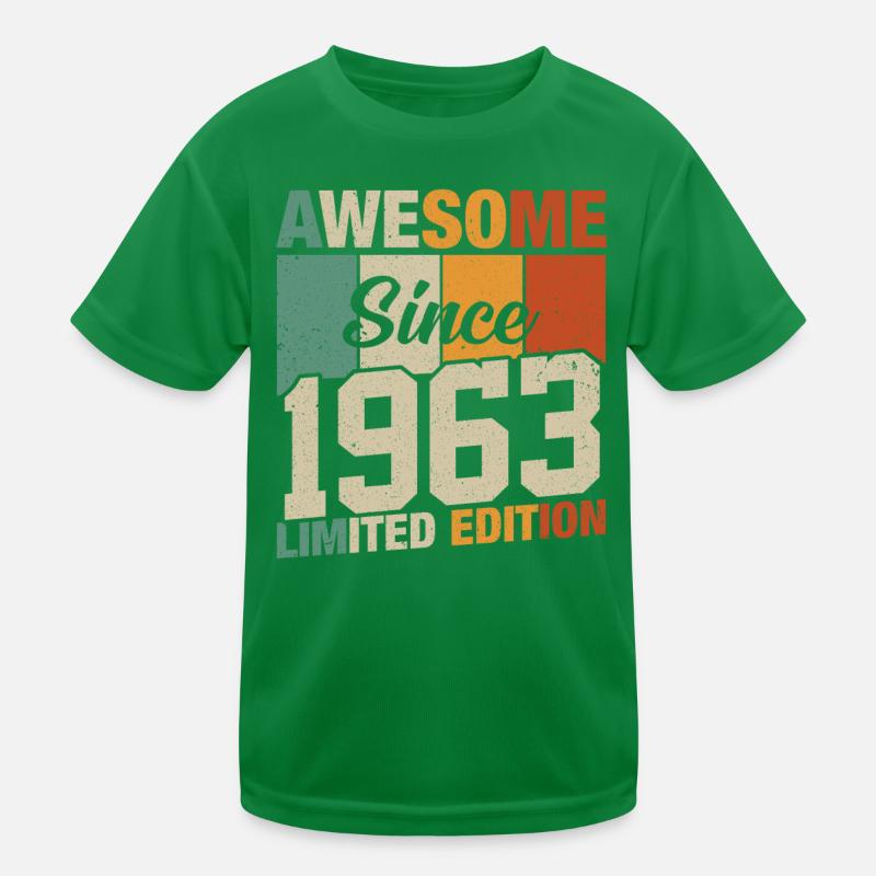 Millésime 1963 Anniversaire 60/61 T-shirt sport Enfant
