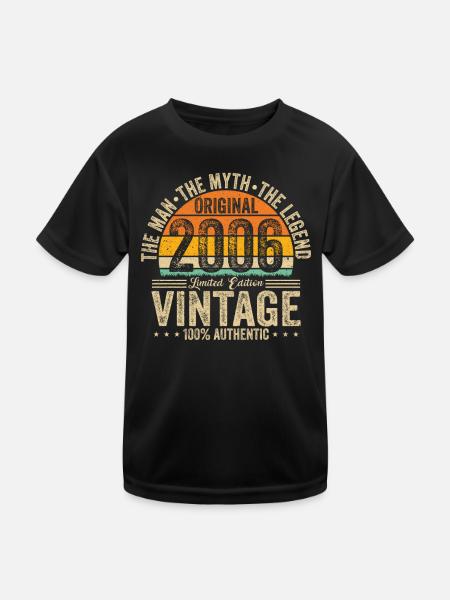 Legendary since 2006 - Kids Functional T-Shirt - black - Front
