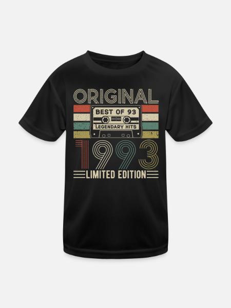 1993 Vintage - Kids Functional T-Shirt - black - Front