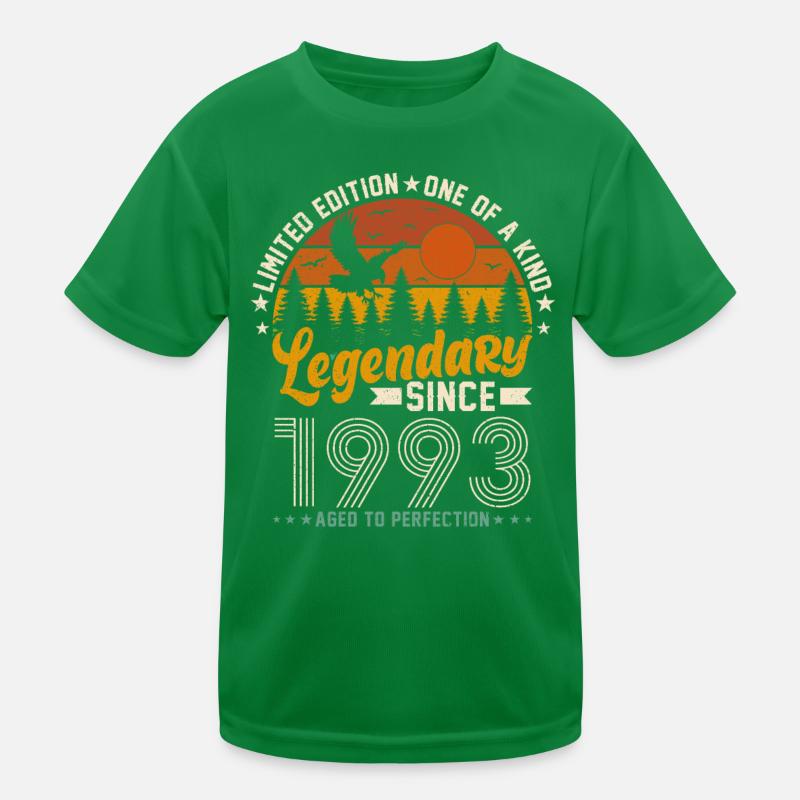 1993 Vintage Geburtstag Kinder Funktions-T-Shirt