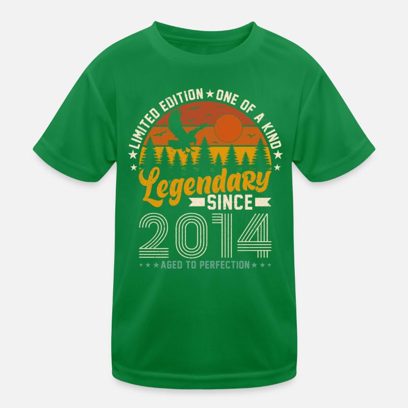 2014 Retro Geburtstag Kinder Funktions-T-Shirt