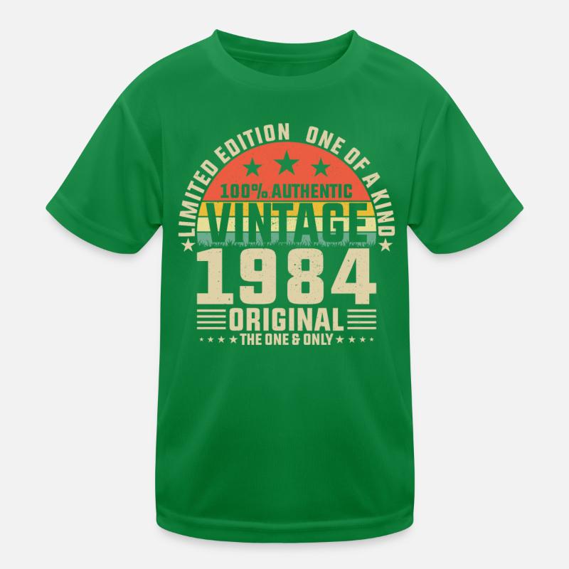 1984 Birthday Kids Functional T-Shirt