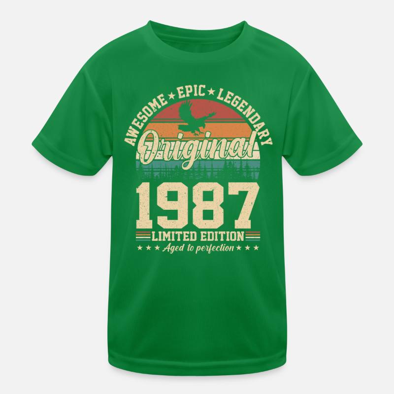 1987 - A legendary year Kids Functional T-Shirt