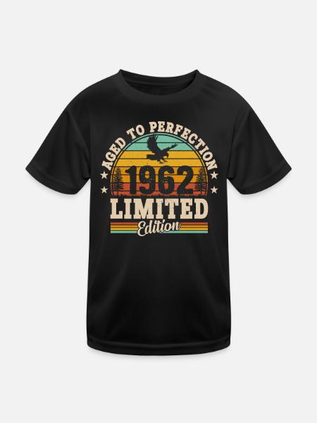 1962 - A legendary year - Kids Functional T-Shirt - black