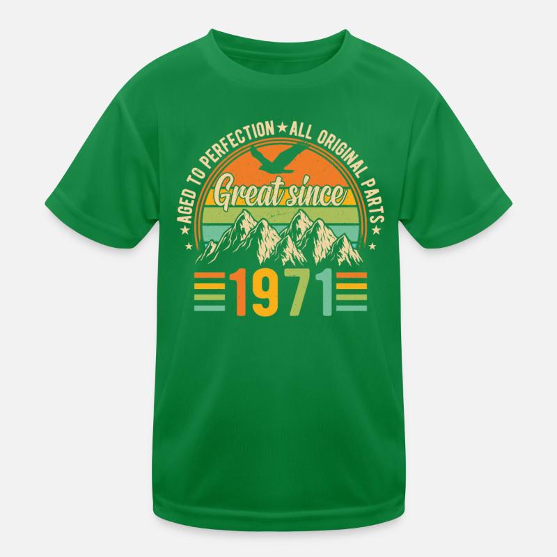 1971 - Ein legendäres Jahr Kinder Funktions-T-Shirt