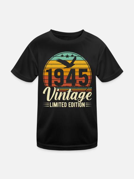 1945 - Ein zeitloses Meisterwerk - Kinder Funktions-T-Shirt - Schwarz - Vorne