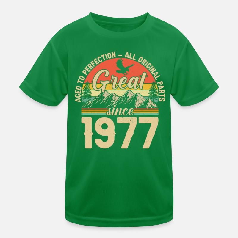 1977 - A legendary year Kids Functional T-Shirt