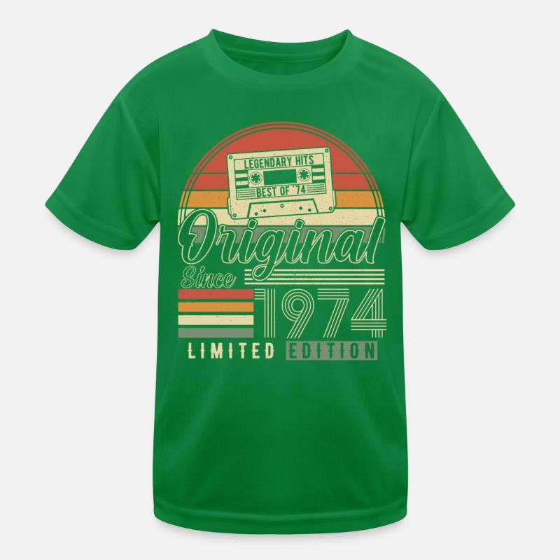 Or millésime 1974 - Elégance intemporelle T-shirt sport Enfant