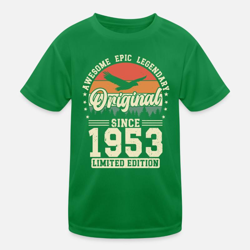 1953: Timeless Elegance Kids Functional T-Shirt