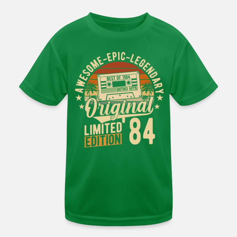 Retro 1984 Geburtstag Kinder Funktions-T-Shirt