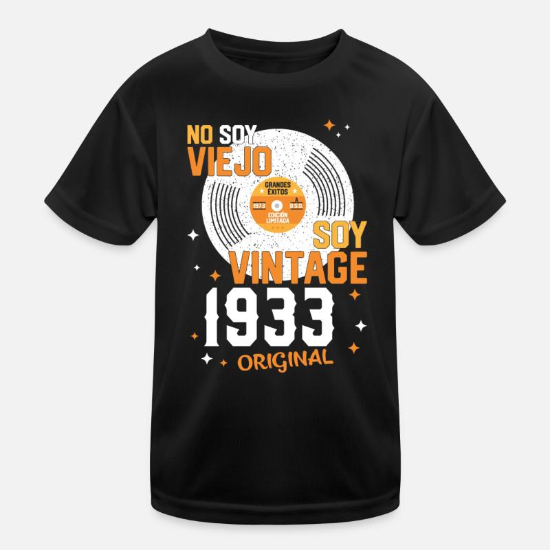 Jahrgang 90. Geburtstag 1933 Kinder Funktions-T-Shirt