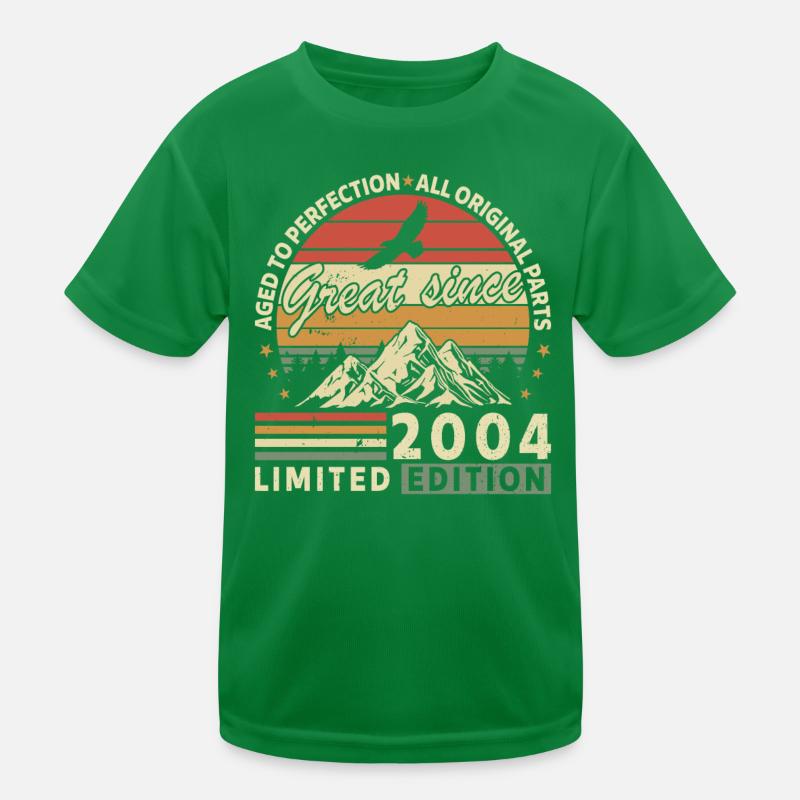 Vintage 2004 Geburtstag Kinder Funktions-T-Shirt