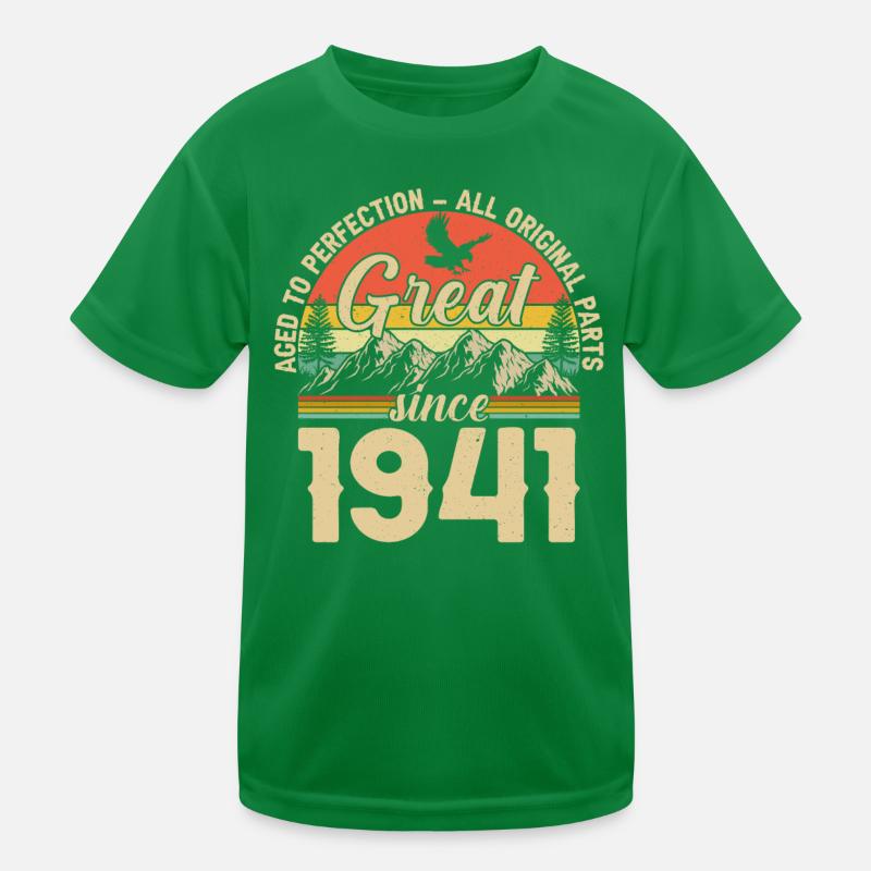 Vintage 83. Geburtstag Retro 1941 Kinder Funktions-T-Shirt