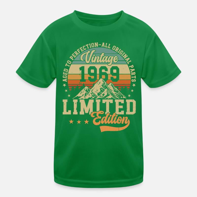 Legendary 55th birthday 1969 Kids Functional T-Shirt