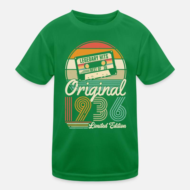 Vintage Geburtstagsparty 1936 Kinder Funktions-T-Shirt