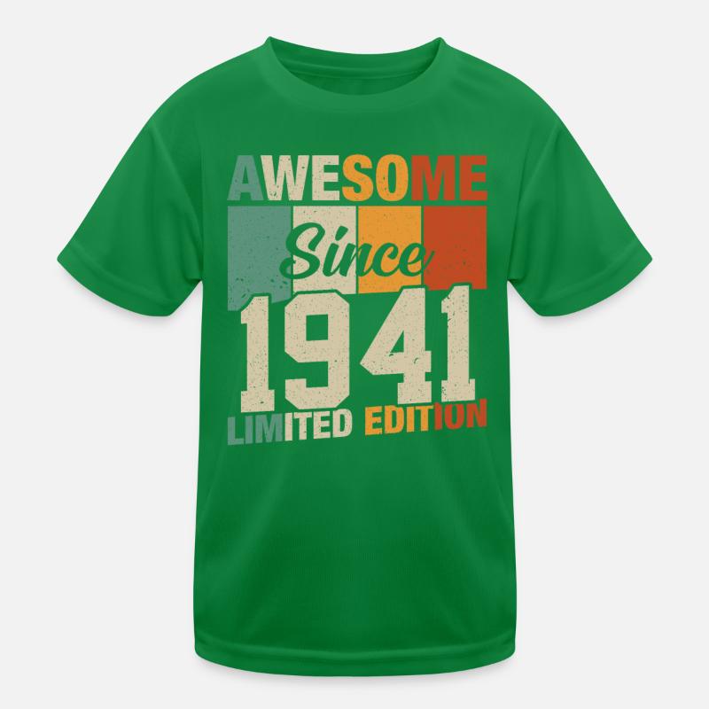 Vintage 1941 - Legendärer 83. Geburtstag - Retro Kinder Funktions-T-Shirt