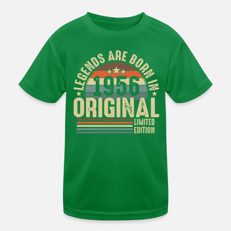 Legenden werden 1956 geboren Kinder Funktions-T-Shirt
