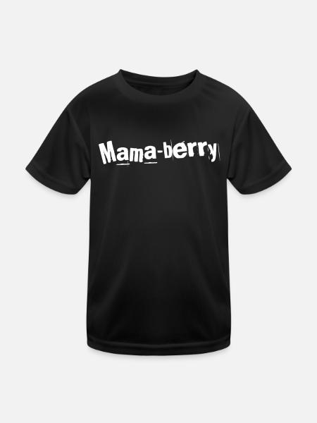 Délice de Maman - T-shirt sport Enfant - noir - Devant