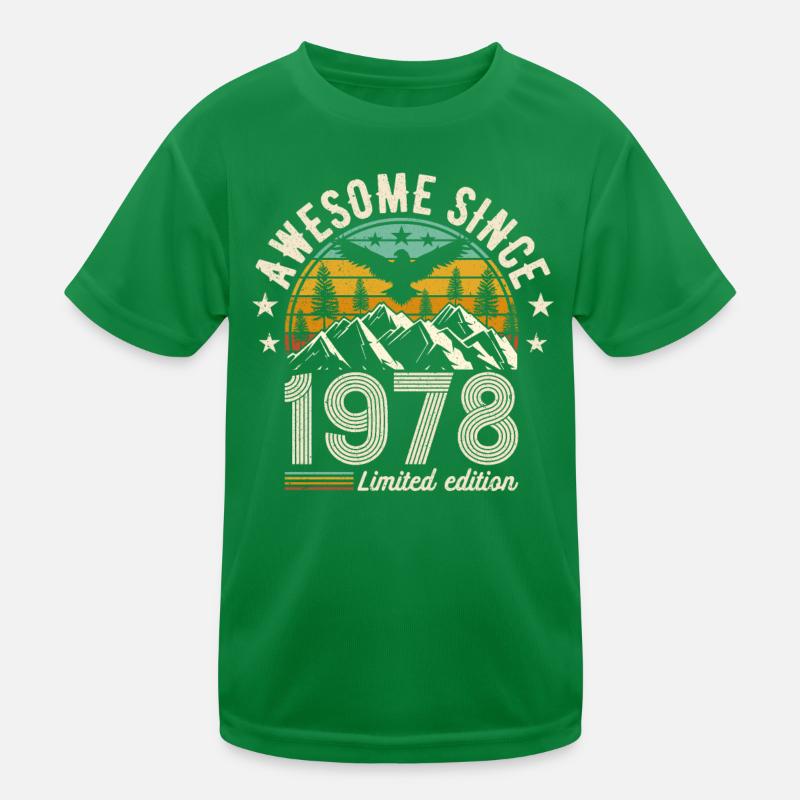 Geburtstagstradition '78 Kinder Funktions-T-Shirt