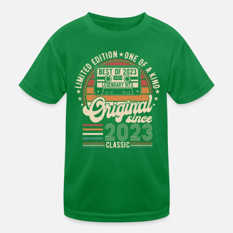Legendary 2023 Birthday Kids Functional T-Shirt