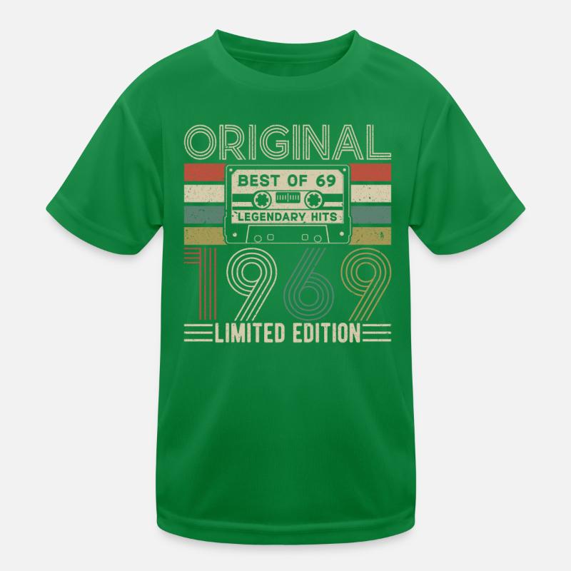 Born Legends 1969 Kids Functional T-Shirt