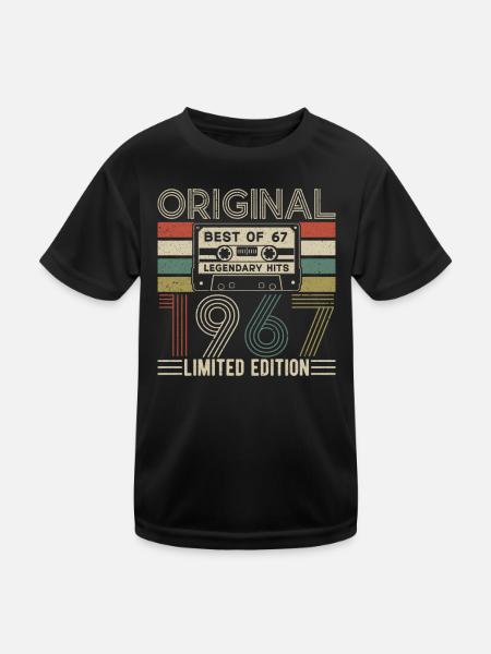 Born Legends '67 - Kids Functional T-Shirt - black - Front