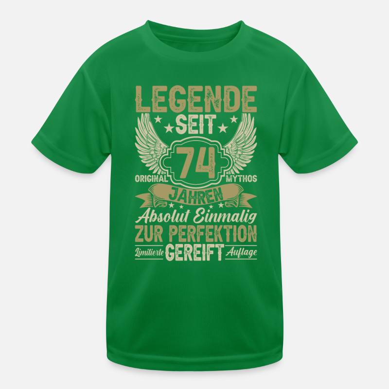 Legende seit 74 Jahren Kinder Funktions-T-Shirt