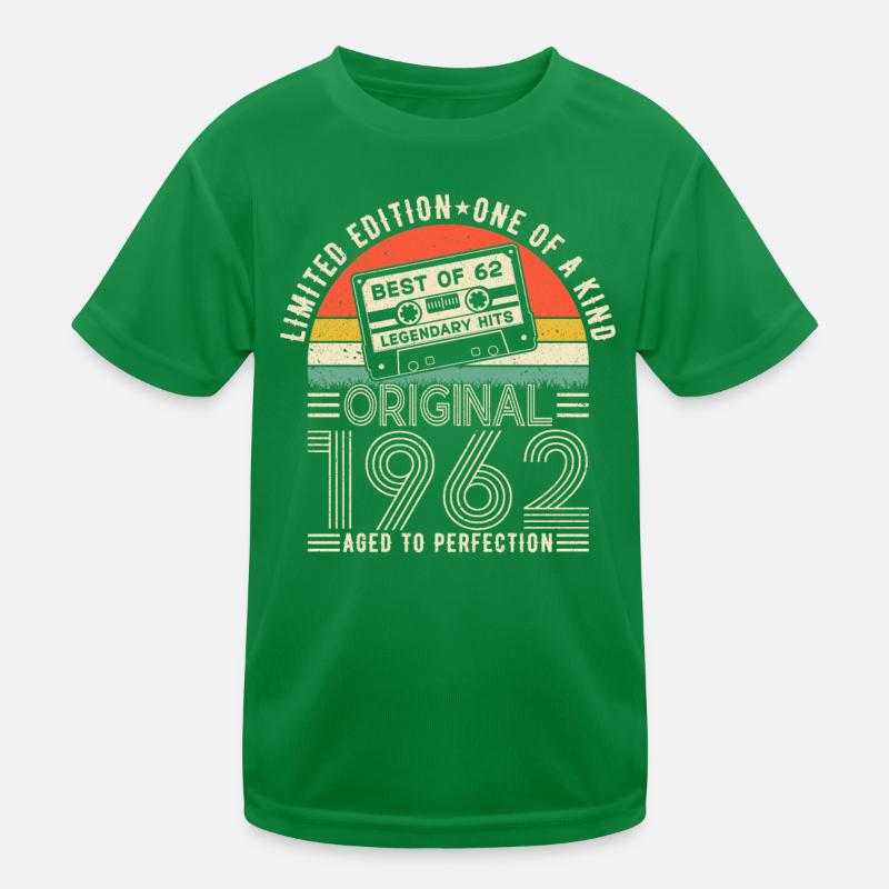 Millésime 1962 Anniversaire T-shirt sport Enfant